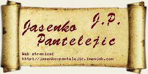 Jasenko Pantelejić vizit kartica